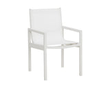 Merano Dining Armchair - White 110967 Sunpan