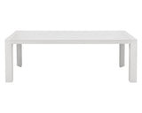 Merano Dining Table - White - 90" 110968 Sunpan