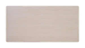 Roms Rectangular Dining Table Whitewashed Mdf Rubberwood Seats 6 Modern Deco