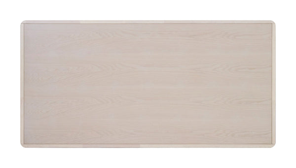 Roms Rectangular Dining Table Whitewashed Mdf Rubberwood Seats 6 Modern Deco
