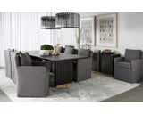 Kalla Dining Table - Rectangular - Charcoal - 96" 110990 Sunpan