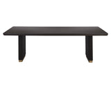 Kalla Dining Table - Rectangular - Charcoal - 96" 110990 Sunpan