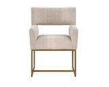 Greco Dining Armchair - Naya Check Cream 110994 Sunpan