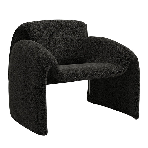 Gainsborough Sculpted Bentwood Accent Chair Upholstered Modern Living Room Lounge Seat