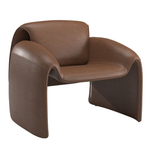 Gainsborough Sculpted Bentwood Accent Chair Upholstered Modern Living Room Lounge Seat