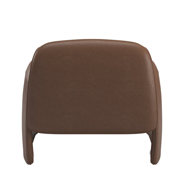 Gainsborough Sculpted Bentwood Accent Chair Upholstered Modern Living Room Lounge Seat
