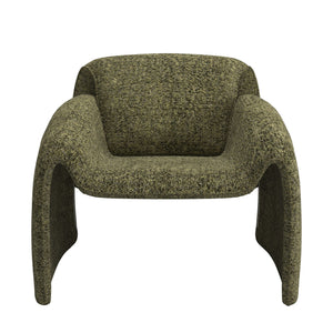 Gainsborough Sculpted Bentwood Accent Chair Upholstered Modern Living Room Lounge Seat