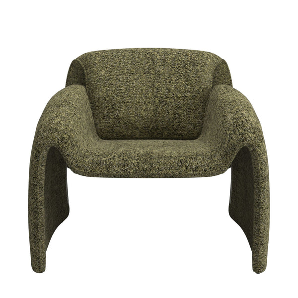 Gainsborough Sculpted Bentwood Accent Chair Upholstered Modern Living Room Lounge Seat