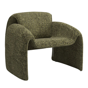 Gainsborough Sculpted Bentwood Accent Chair Upholstered Modern Living Room Lounge Seat