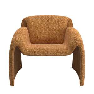 Gainsborough Sculpted Bentwood Accent Chair Upholstered Modern Living Room Lounge Seat