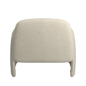 Gainsborough Sculpted Bentwood Accent Chair Upholstered Modern Living Room Lounge Seat