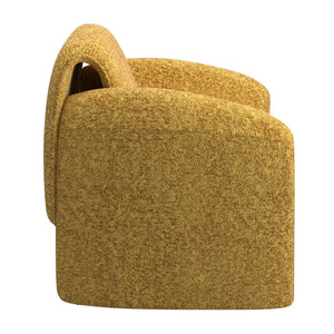 Gainsborough Sculpted Bentwood Accent Chair Upholstered Modern Living Room Lounge Seat
