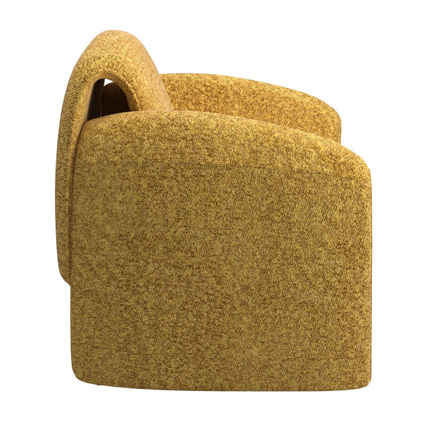 Gainsborough Sculpted Bentwood Accent Chair Upholstered Modern Living Room Lounge Seat