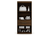 Manhattan Comfort Mulberry Contemporary - Modern Wardrobe/ Armoire/ Closet Brown 110GMC5