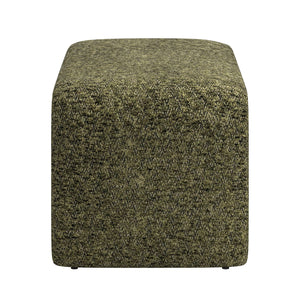 Gainsborough Sculptural Boucle Ottoman Curved Accent Seat for Modern Living Rooms