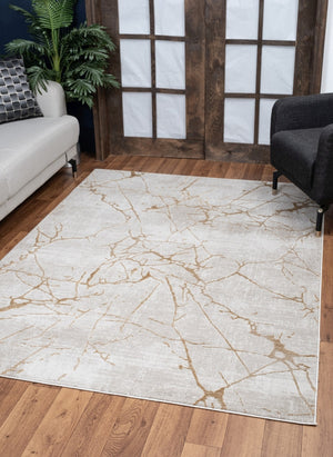 English Elm Elegance Gold 5 Ft. 3 In. X 7 Ft. 3 In. Area Rug - Soft, Durable, Stain-Resistant For Family Spaces B186P181037