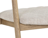 Jeremy Counter Stool - Weathered Oak - Dove Cream 111008 Sunpan