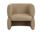 Tryor Lounge Chair - Sahara Sand Leather 111009 Sunpan