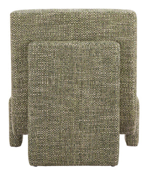 Orleen Accent Chair Textured Polyester Upholstery Solid Wood Frame Modern Lounge
