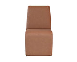 Cascata Dining Chair - Marseille Camel Leather 111012 Sunpan