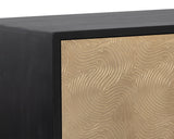 Algarve Sideboard - Black / Champagne Gold 111015 Sunpan