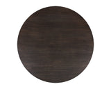 Elina Dining Table - Round - Brown Oak - 54" 111023 Sunpan