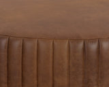 Divano Ottoman - Aged Cognac Leather 111037 Sunpan