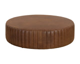 Divano Ottoman - Aged Cognac Leather 111037 Sunpan