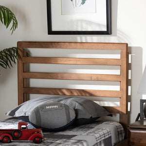 Baxton Studio Baxton Studio Modern Ash Walnut Wood Headboard for Twin Beds - Adjustable Height & Stylish Design Akemi Twin MG9729-Ash Walnut-HB-Twin