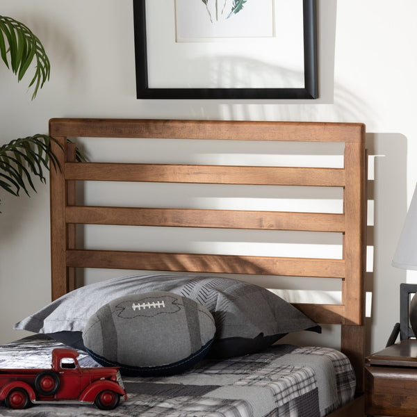 Baxton Studio Baxton Studio Modern Ash Walnut Wood Headboard for Twin Beds - Adjustable Height & Stylish Design Akemi Twin MG9729-Ash Walnut-HB-Twin
