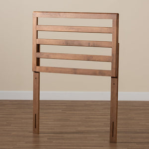 Baxton Studio Baxton Studio Modern Ash Walnut Wood Headboard for Twin Beds - Adjustable Height & Stylish Design Akemi Twin MG9729-Ash Walnut-HB-Twin
