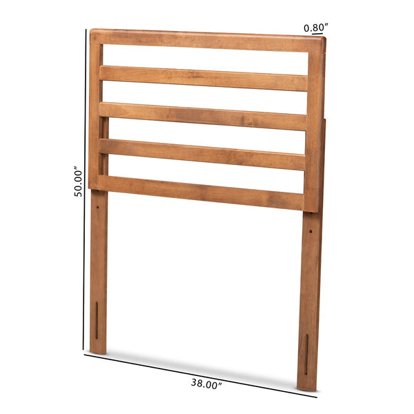 Baxton Studio Baxton Studio Modern Ash Walnut Wood Headboard for Twin Beds - Adjustable Height & Stylish Design Akemi Twin MG9729-Ash Walnut-HB-Twin
