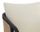 Palermo Lounge Chair - Charcoal - Stinson Cream 111044 Sunpan