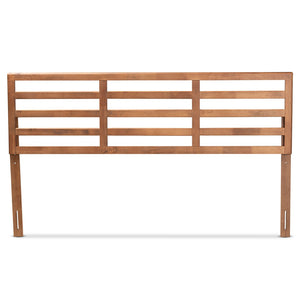 Baxton Studio Baxton Studio Modern Ash Walnut Wood Headboard for Twin Beds - Adjustable Height & Stylish Design Akemi King MG9729-Ash Walnut-HB-King