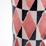 Mesa Vase Black and White 11107 Cyan Design