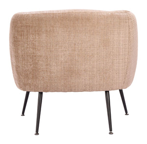 Racine Chenille Upholstered Accent Chair with Steel Legs for Modern Living Rooms