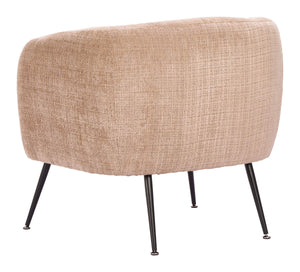 Racine Chenille Upholstered Accent Chair with Steel Legs for Modern Living Rooms