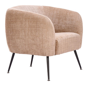 Racine Chenille Upholstered Accent Chair with Steel Legs for Modern Living Rooms