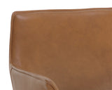 Crosby Swivel Lounge Chair - Missouri Cognac Leather 111086 Sunpan