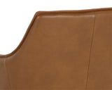 Crosby Swivel Lounge Chair - Missouri Cognac Leather 111086 Sunpan