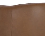 Trine Lounge Chair - Rustic Oak - Vintage Camel Leather 111087 Sunpan