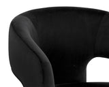 Isidore Dining Chair - Abbington Black 111096 Sunpan