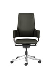 IDEAZ Leather Midback Chair Grey 1110UFO