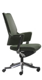 IDEAZ Leather Midback Chair Grey 1110UFO