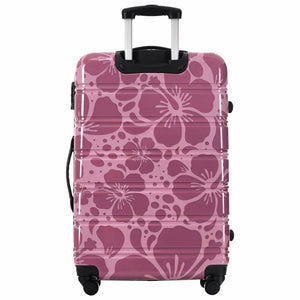English Elm Hardshell Polycarbonate Luggage Set Three Piece Tsa Lock Spinner Travel Suitcases Pink Purple N732P306618H