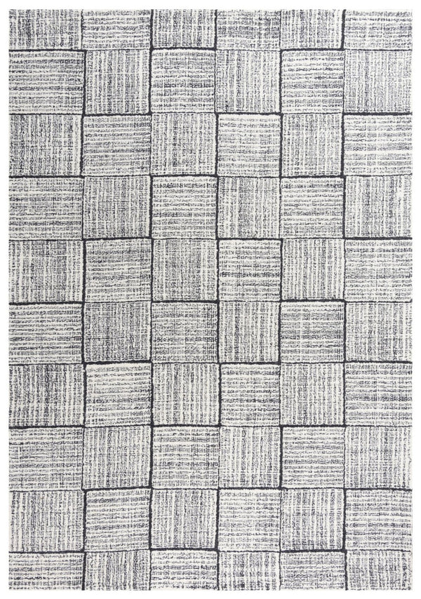 Alora Decor Wondrous Hand-Tufted Wool Rug In Deep Black & Charcoal — Ultra-Dense Plush, Durable Elegance 7'9" x 9'9" 11111110100167999