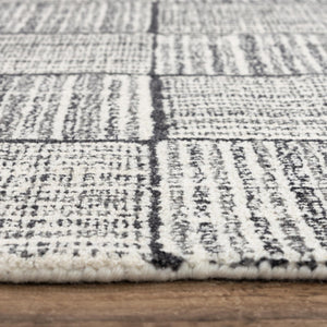 Alora Decor Wondrous Hand-Tufted Wool Rug In Deep Black & Charcoal — Ultra-Dense Plush, Durable Elegance 7'9" x 9'9" 11111110100167999