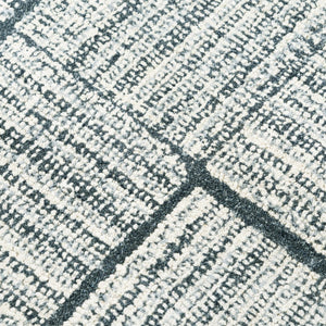Alora Decor Wondrous Hand-Tufted Wool Rug In Layered Blue Tones — Plush Dense Pile, Durable Edges, Refined Look 5' x 7'6" 11111110400090576