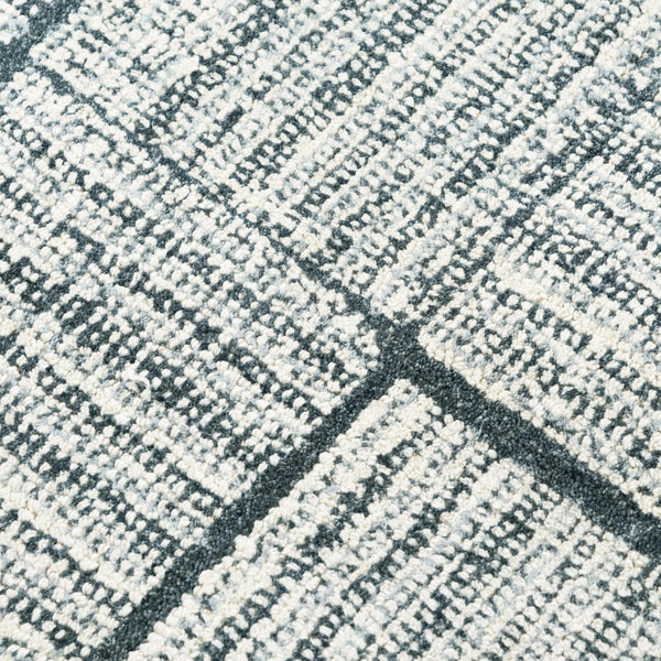 Alora Decor Wondrous Hand-Tufted Wool Rug In Layered Blue Tones — Plush Dense Pile, Durable Edges, Refined Look 5' x 7'6" 11111110400090576