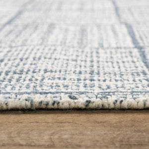 Alora Decor Wondrous Hand-Tufted Wool Rug In Layered Blue Tones — Plush Dense Pile, Durable Edges, Refined Look 5' x 7'6" 11111110400090576